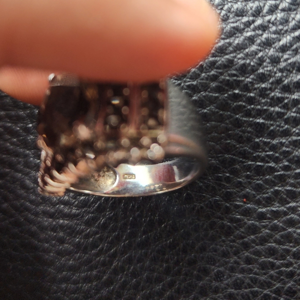 Silver ring Size 7 - Picture 5 of 6